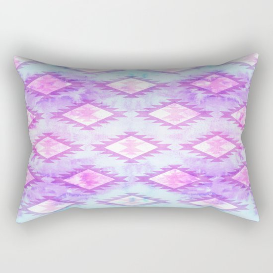 Watercolor Navaho Rectangular Pillow