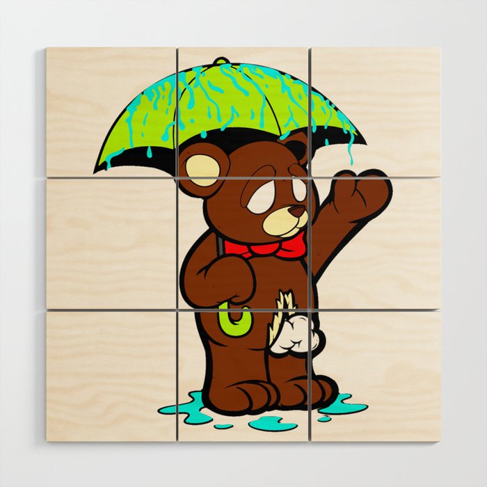 bear Wood Wall Art