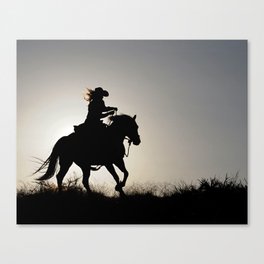 Cowgirl Adventure Canvas Print