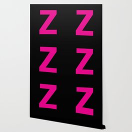 Letter Z (Magenta & Black) Wallpaper