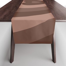 Chocolate HeartBeat Table Runner