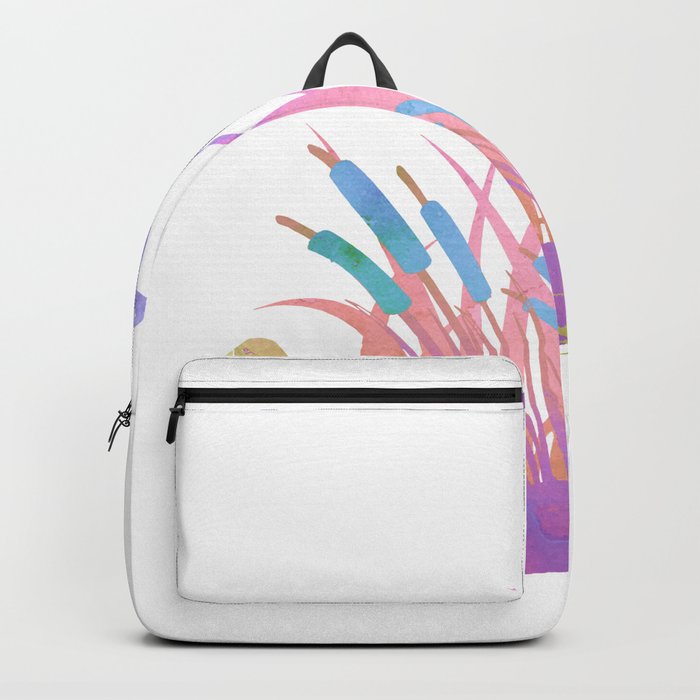 Pastel Watercolor Ducks Backpack