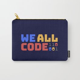 We All Code - Dark Carry-All Pouch