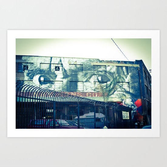 JR Is Watching Art Print