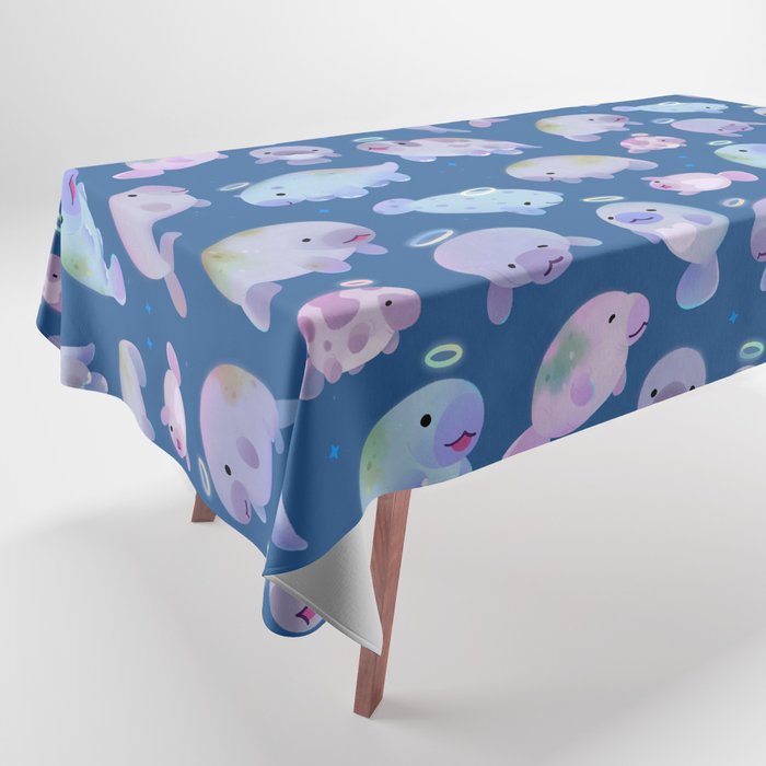 Sea cow (Sirenians) Tablecloth