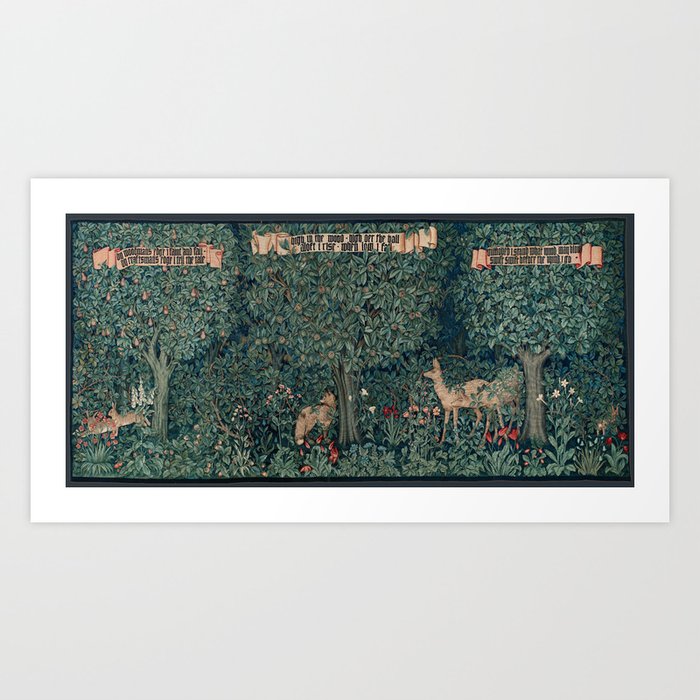 William Morris Greenery Tapestry Art Print