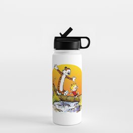 calvin and hobbes  Water Bottle