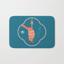 If A Bird Doesn’t Sing Series 2 of 3 Bath Mat | Illustration, Vector, People, Animal 