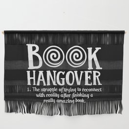 Funny Book Hangover Definition Wall Hanging