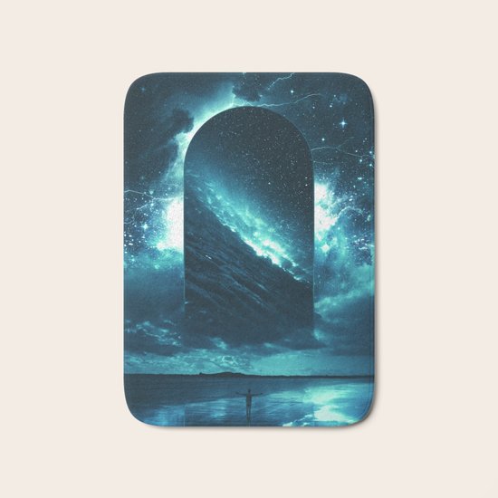 Cosmic Storm Bath Mat