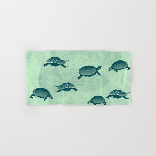 Down with the turtles Hand & Bath Towel