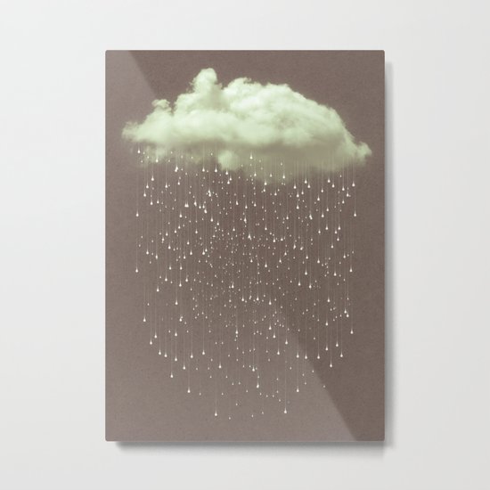 Let It Fall IV Metal Print