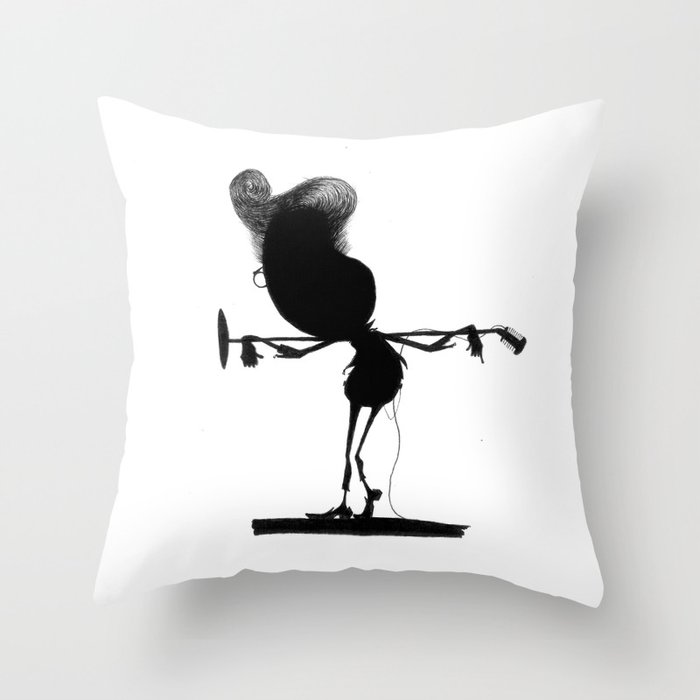 The Letter T Throw Pillow
