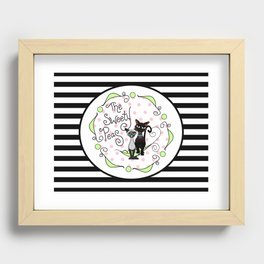 The Sweety Peas Recessed Framed Print