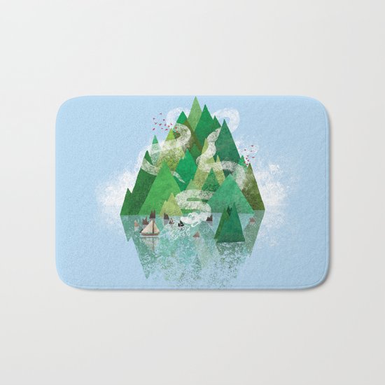 Mysterious Island Bath Mat