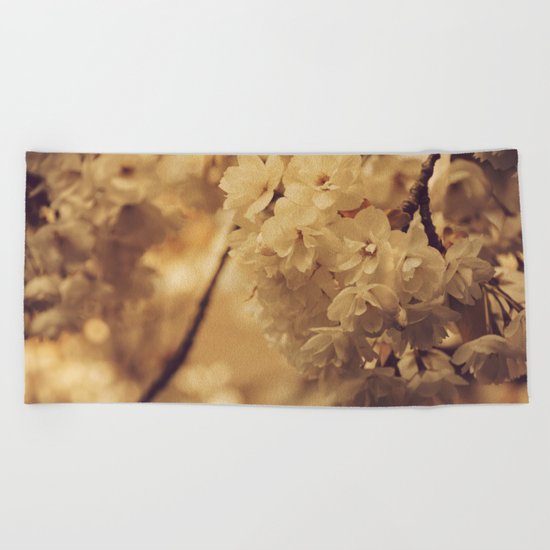 Hello Spring #5 Beach Towel