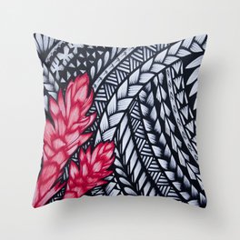 Red Ginger Throw Pillow