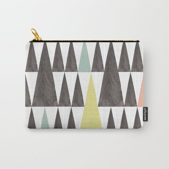 Triangle pattern Carry-All Pouch