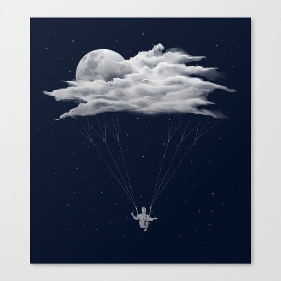 Skydiving Canvas Print