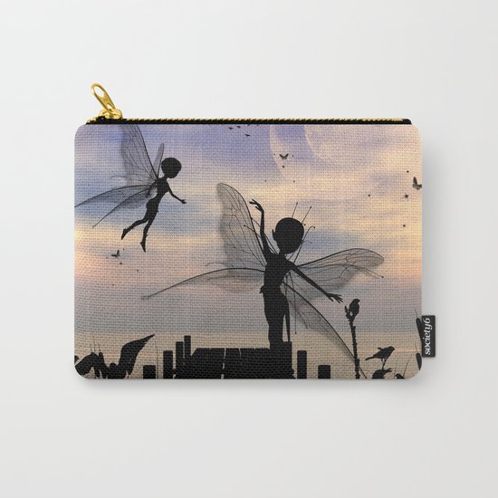 Cute fairy dancing on a jetty Carry-All Pouch