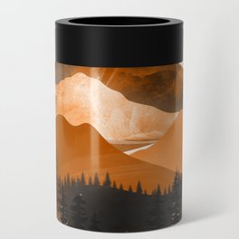 Sunshine over the peaceful mountainside Can Cooler