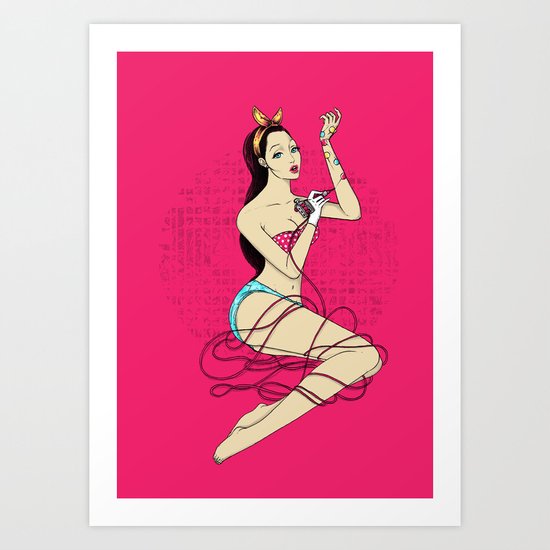 Self-PINS-Tattoo Art Print