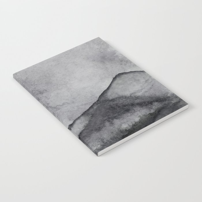 Black AnD White Watercolor Landscape Notebook