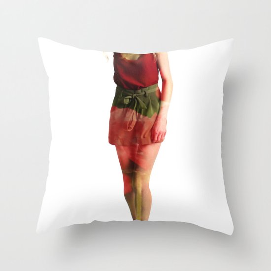 Ruby Love Throw Pillow