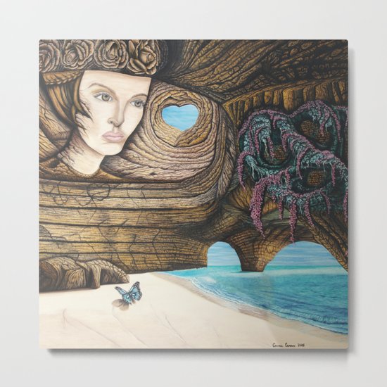 L'amour couleur azur Metal Print