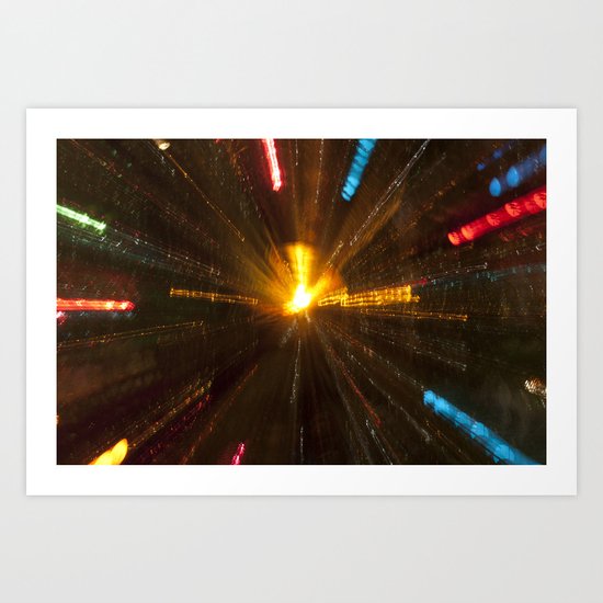 Explosion of Lights Art Print