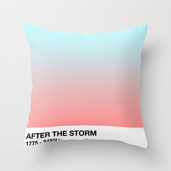 After the storm Throw Pillow