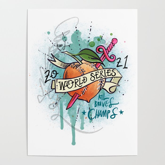 Braves New World: Series (teal lettering) Poster