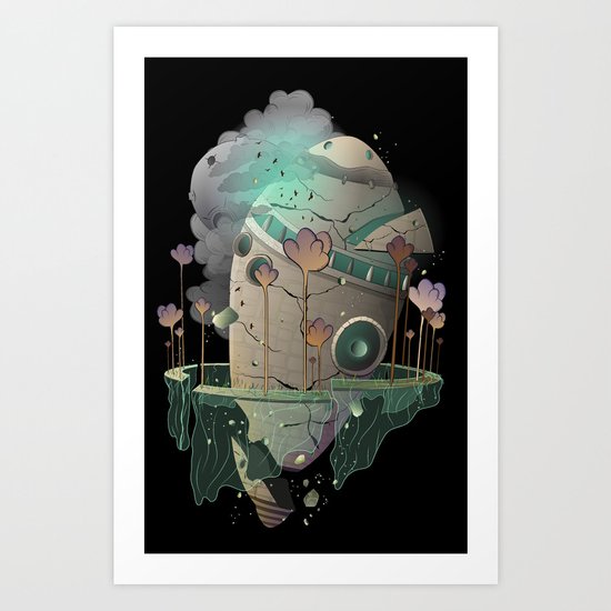 The death of the Ancient Art Print