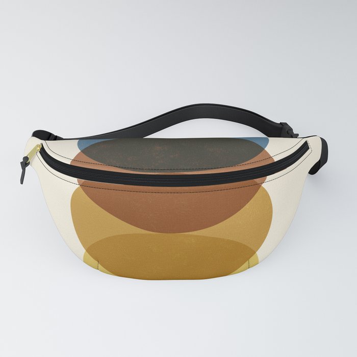 Abstraction_SUNRISE_SUNSET_CIRCLE_COLOR_PATTERN_POP_ART_0731A Fanny Pack