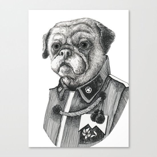 Mr. Pug Canvas Print