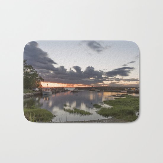 Summer Lanescove sunset Bath Mat