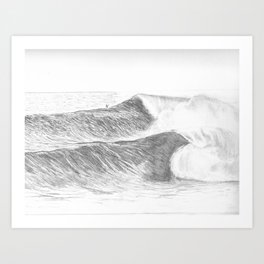 Waves Art Print