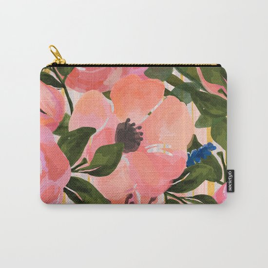 Watercolor flowers and plants 02 Carry-All Pouch