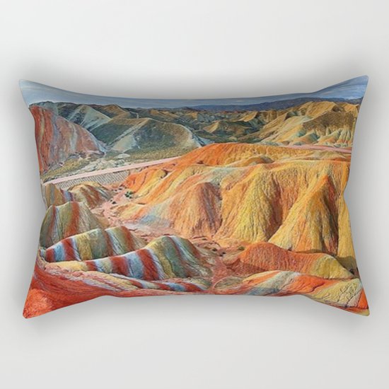 colours mountains Rectangular Pillow