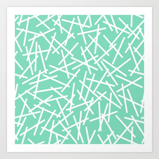 Kerplunk Mint Art Print