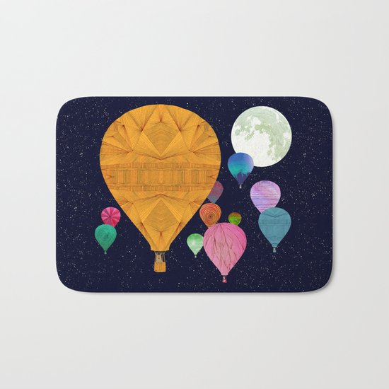 Hot Air Balloons Bath Mat
