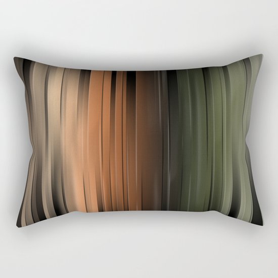 Hues of Autumn Abstract Rectangular Pillow