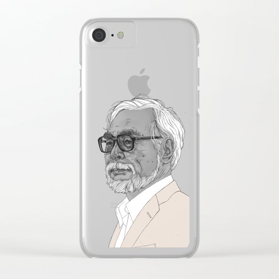 Hayao Miyazaki Clear iPhone Case