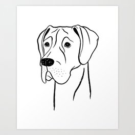 Great Dane Art Prints To Match Any Home's Decor | Society6