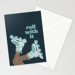 Roller Blade with it #1 Stationery Card