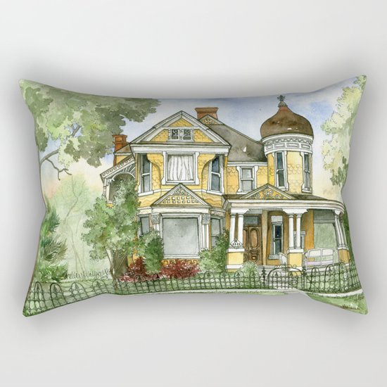Victorian in The Avenues Rectangular Pillow
