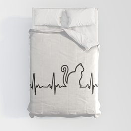 Cat Heartbeat Comforter