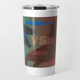 Godzilla Vs King Kong Travel Mug