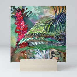 Tropical Waterfall Mini Art Print