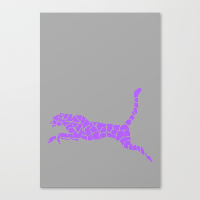 Geometric Safari: Cheetah Canvas Print
